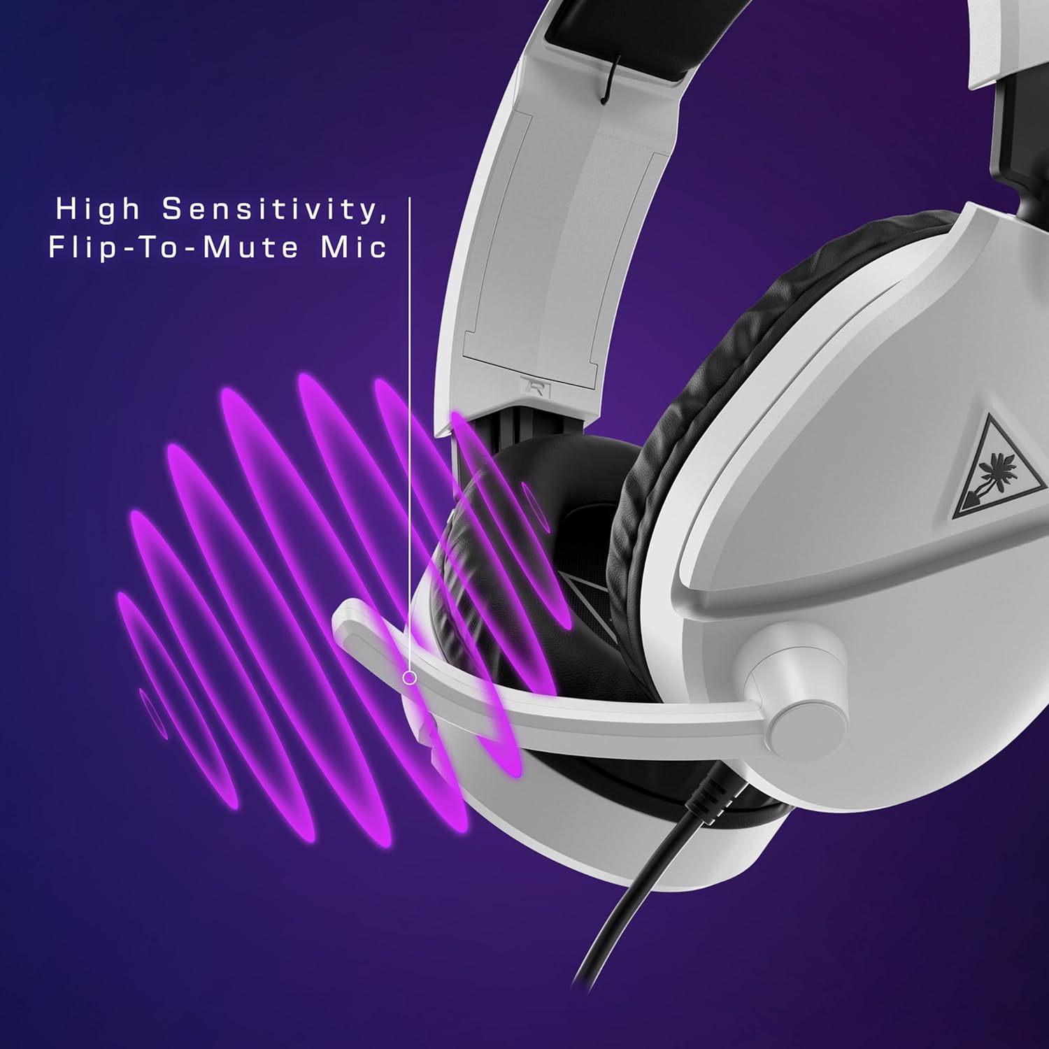 سماعة الألعاب Turtle Beach Recon 70P - أبيض