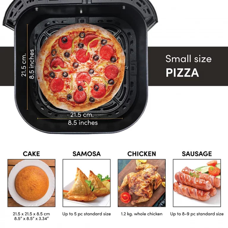 Nutricook Air Fryer, 1700W Black NC-AF205K