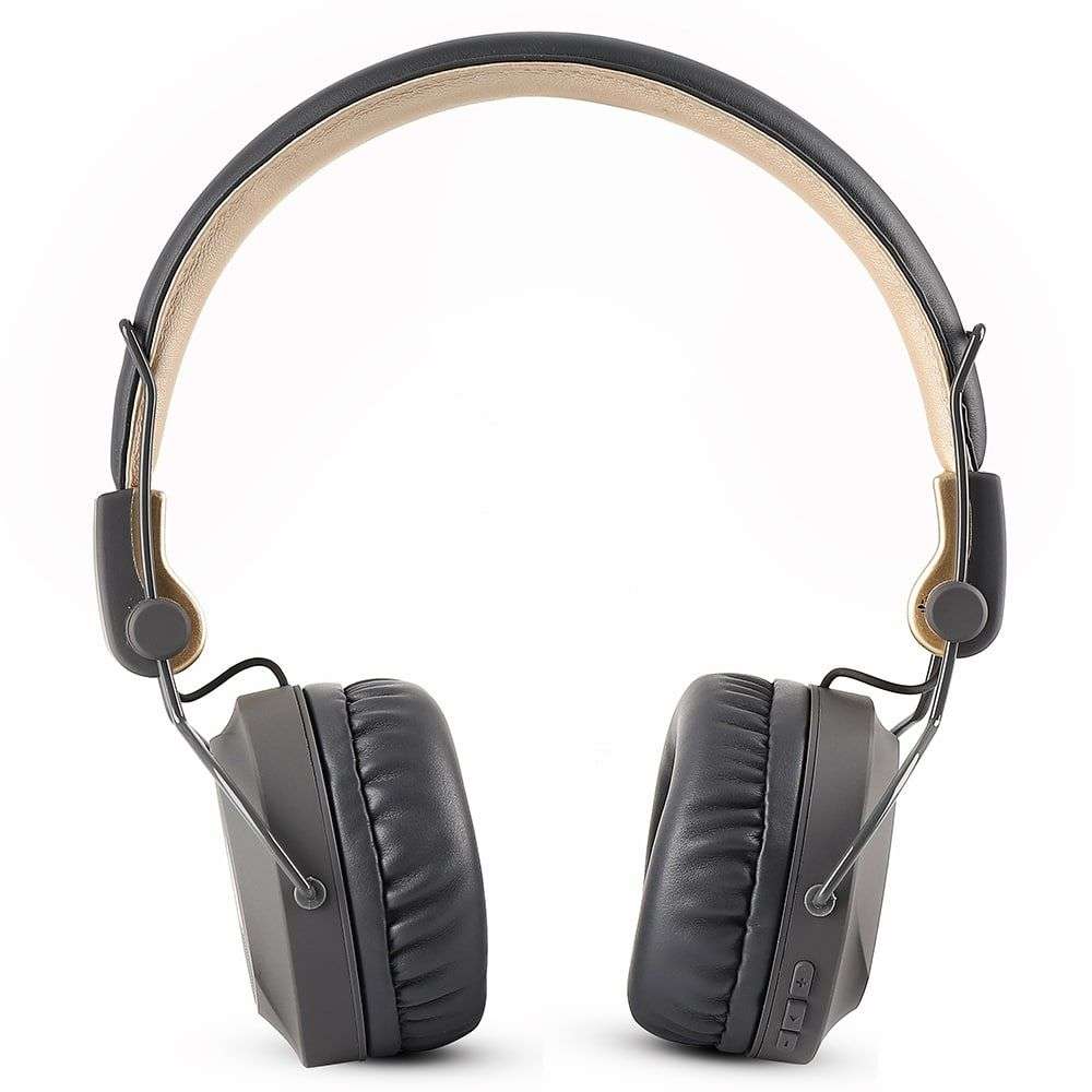 L'avvento Headphone With Mic - Gray with gold inner