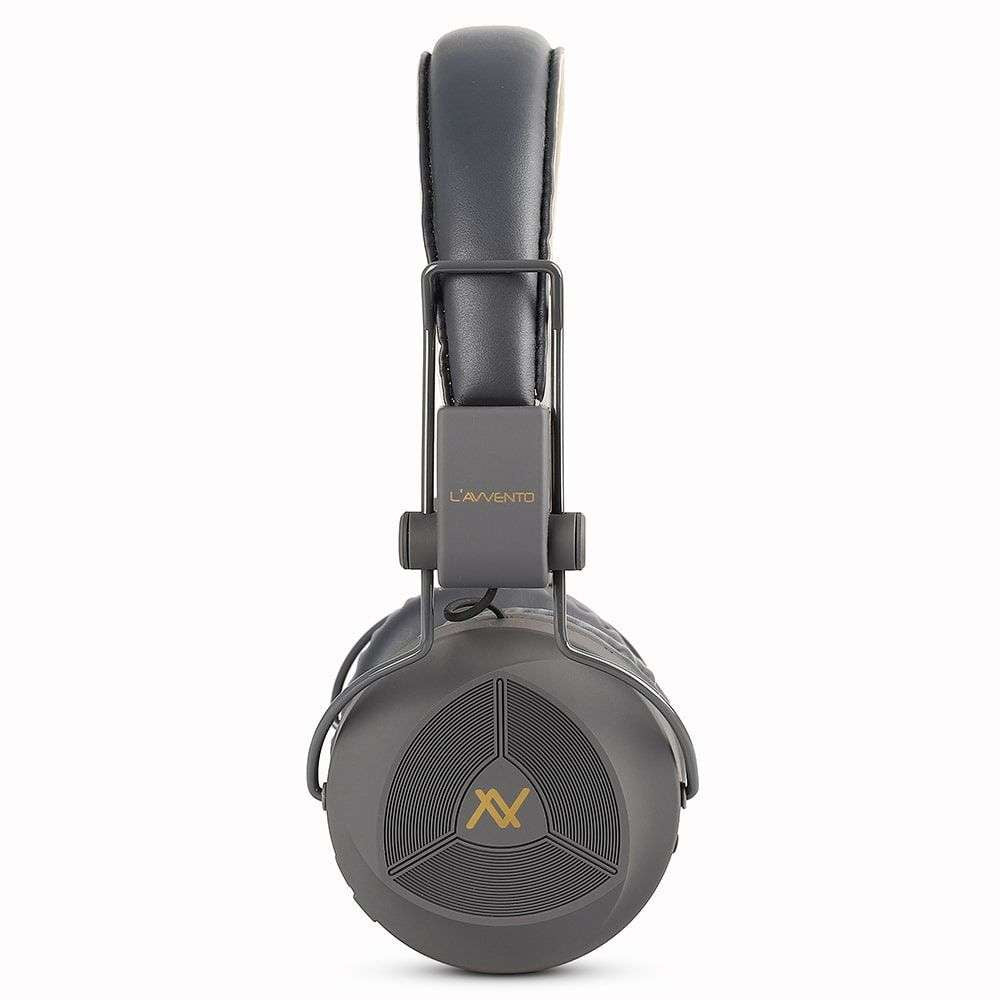 L'avvento Headphone With Mic - Gray with gold inner