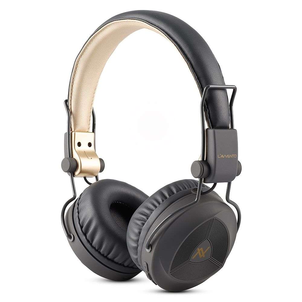 L'avvento Headphone With Mic - Gray with gold inner