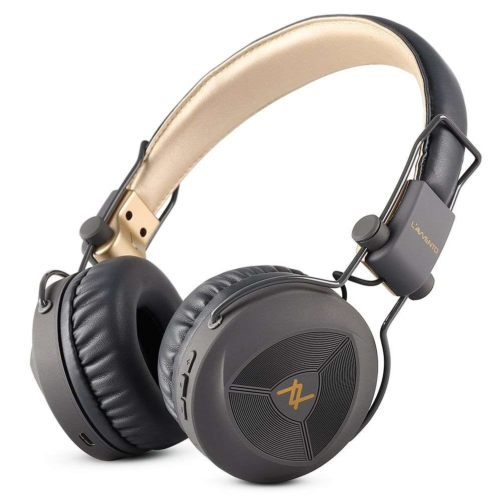 L'avvento Headphone With Mic - Gray with gold inner