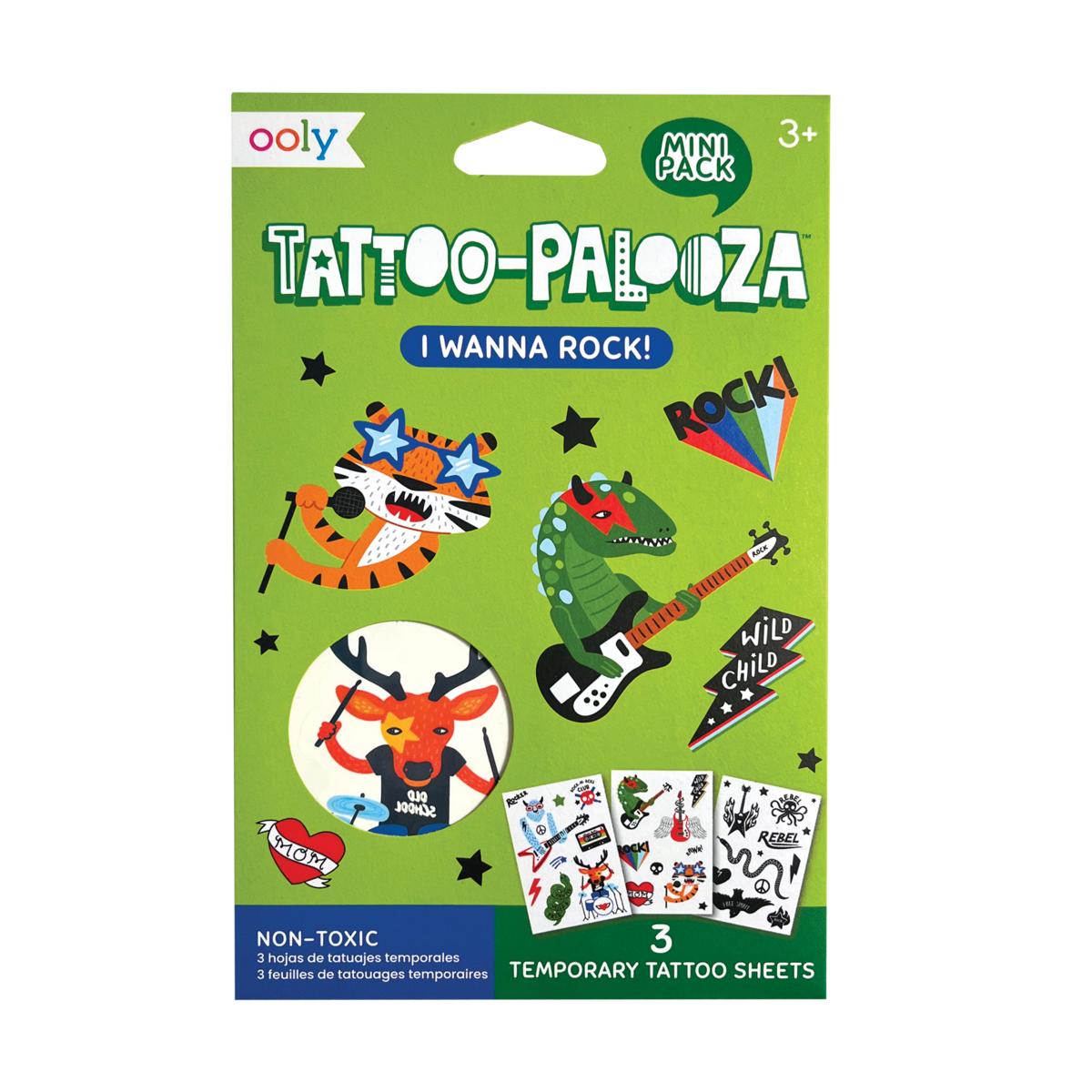 Ooly Mini Tattoos I Wanna Rock