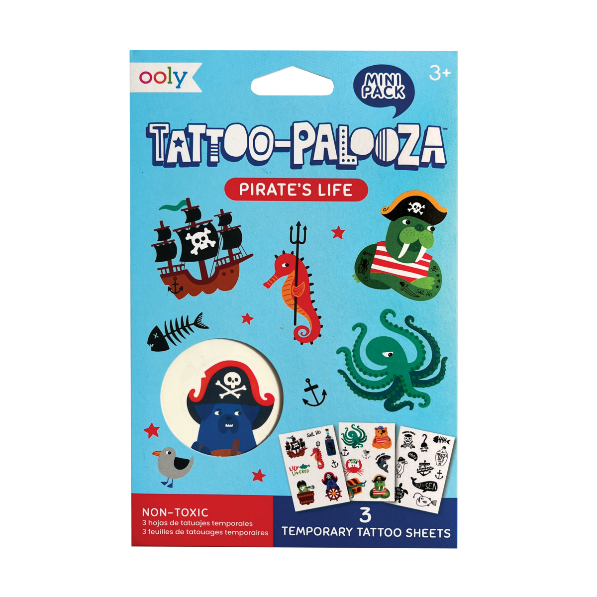 Ooly Mini Tattoos Pirate