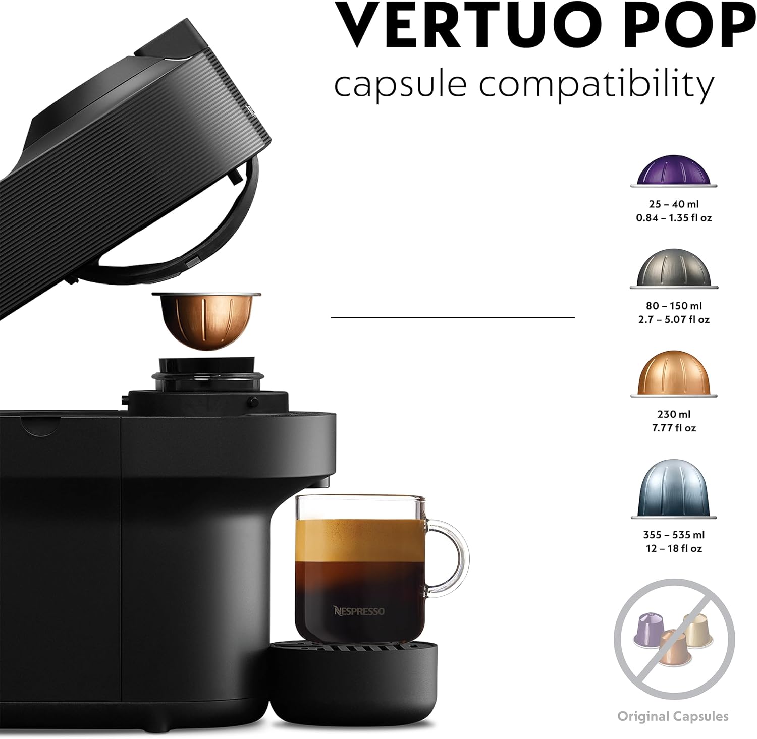 Nespresso VL Pop Black