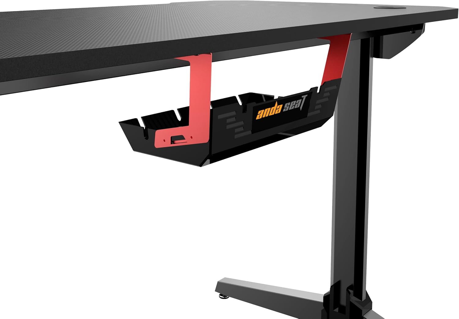 أنداسيت ماسكات 2 طاولة ألعاب مع إضاءة RGB - أسود