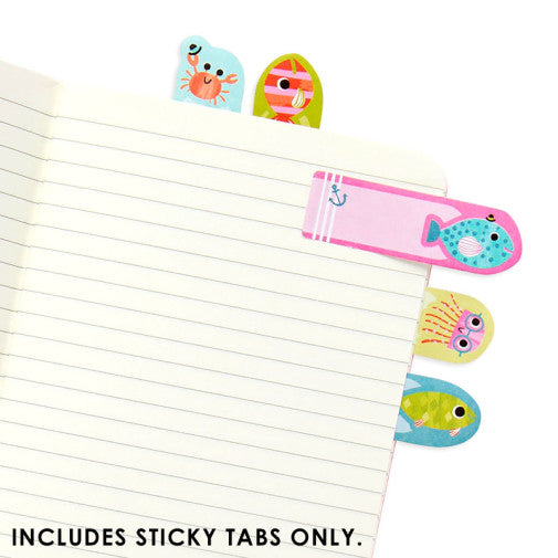 Ooly Note Pals Sticky Tabs: Friendly Fish 1 Pack