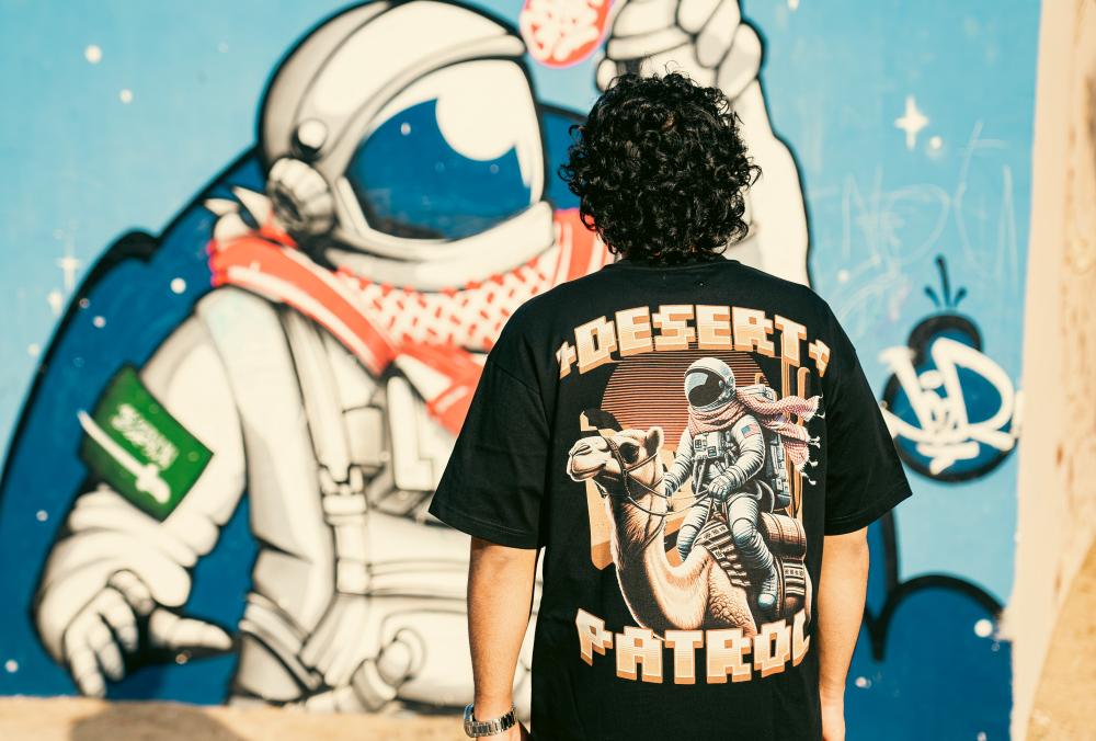 Spinz Black T-Shirt Desert Patrol S