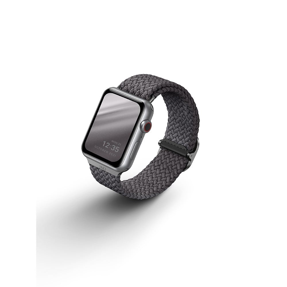 UNIQ ASPEN BRAIDED APPLE WATCH STRAP 41/40/38MM - GRANITE GREY