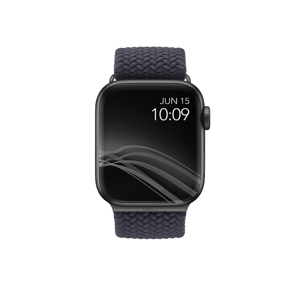 UNIQ ASPEN BRAIDED APPLE WATCH STRAP 41/40/38MM - GRANITE GREY