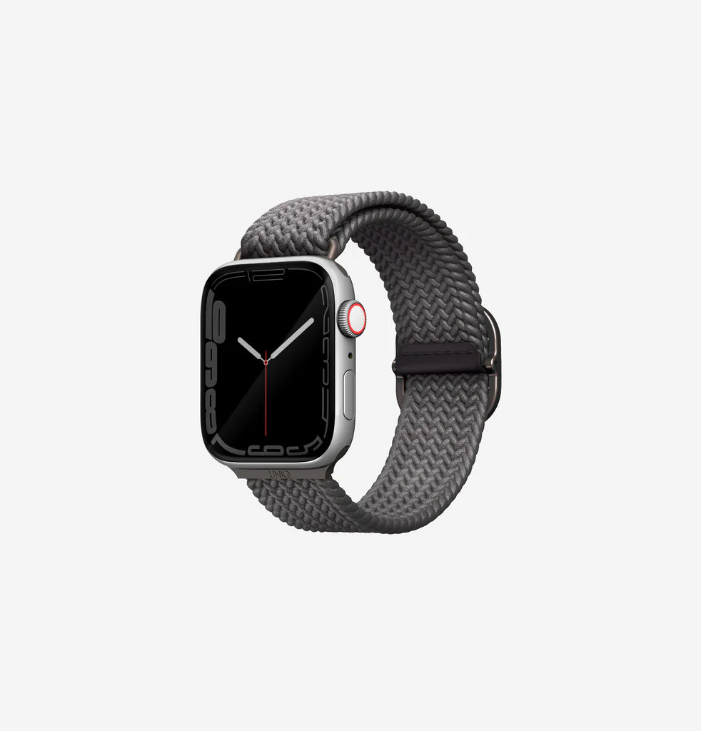 UNIQ ASPEN BRAIDED APPLE WATCH STRAP 41/40/38MM - GRANITE GREY