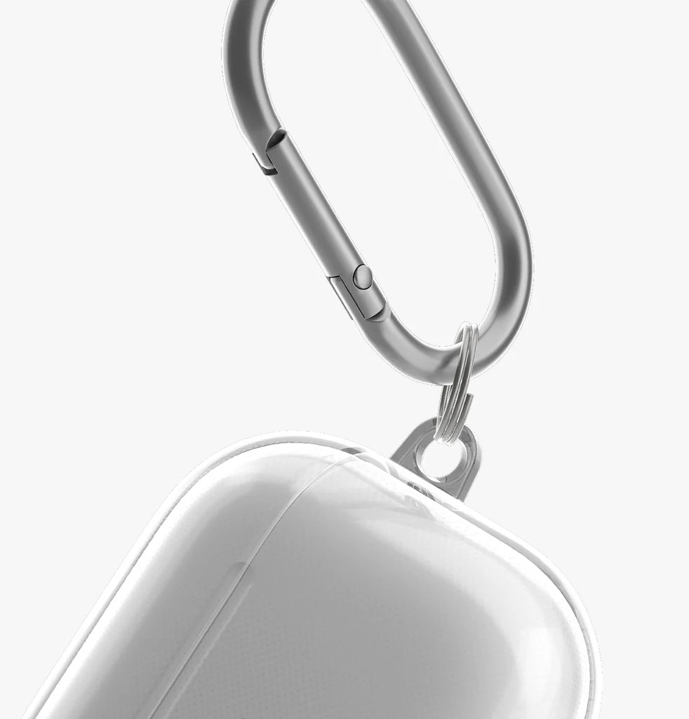 UNIQ GLASE AIRPODS 3RD GEN HANG CASE - GLOSSY CLEAR CLEAR
