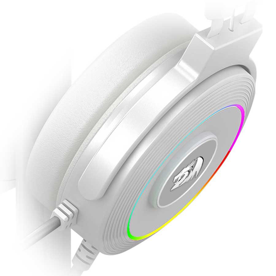 Redragon LAMIA 2 USB RGB Gaming Headset w/stand - White