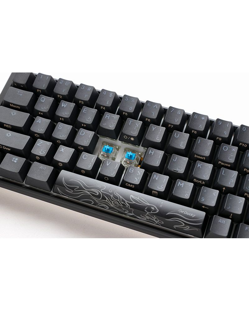 Ducky One 3 Classic Black/White Mini 60% Cherry Blue Key Ara