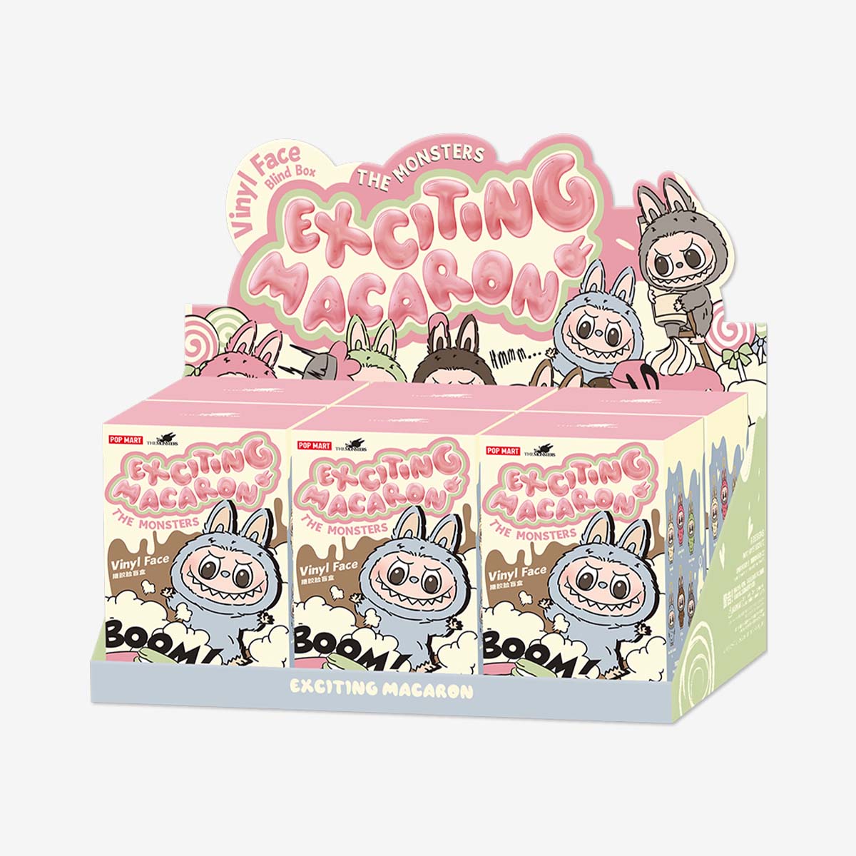 Pop Mart Labubu The Monsters Tasty Macarons Vinyl Face