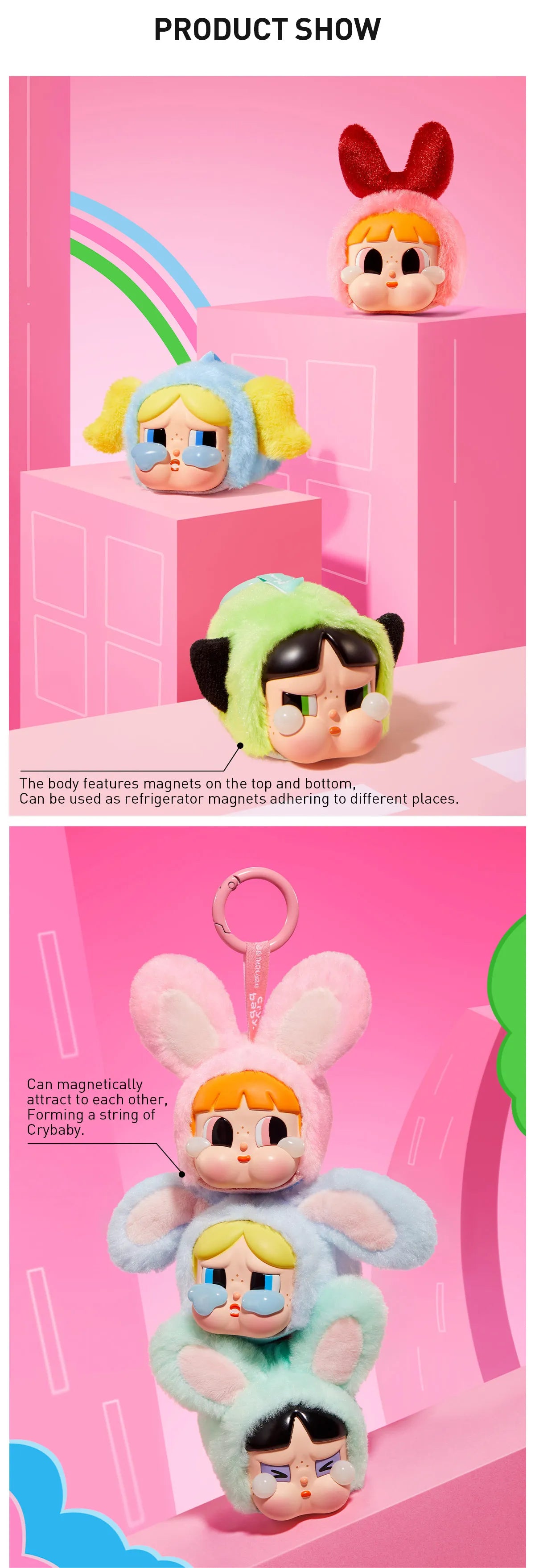 CRYBABY x Powerpuff Girls Series Figures