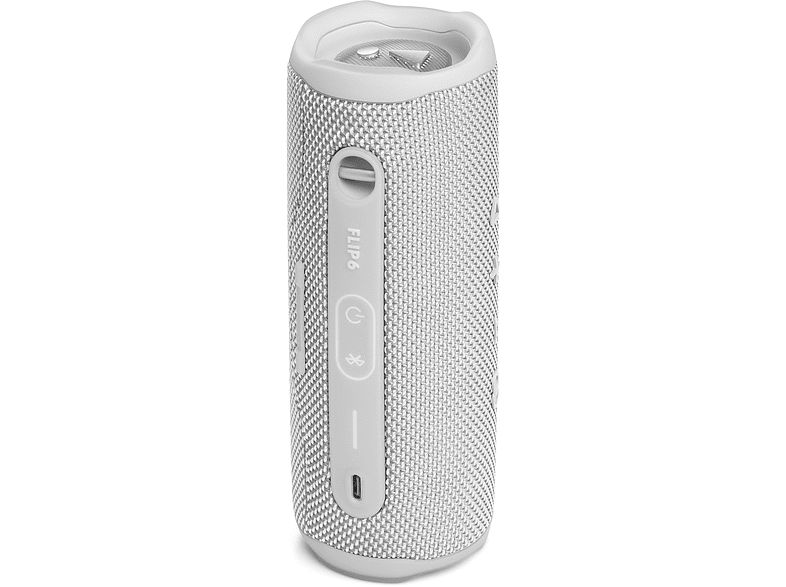 JBL Flip 6 White Portable Bluetooth Speaker Waterproof Wireless