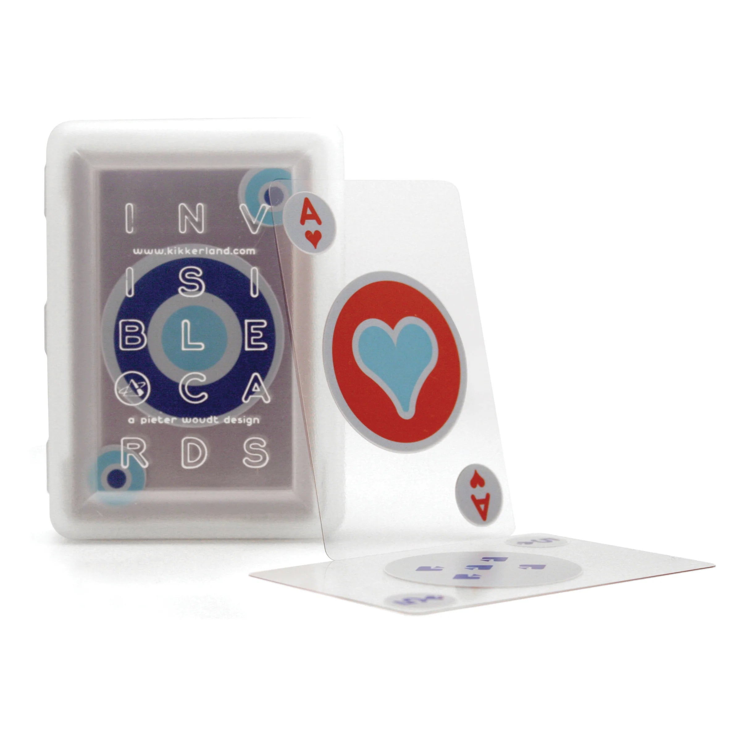 Kikkerland Invisible Playing Cards In 12 Pack