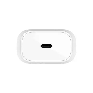 بيلكين - شاحن لاسلكي 25W PD USB-C مع كابل 1م PVC C-LTG - أبيض