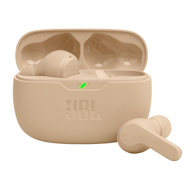 سماعات JBL Wave Beam اللاسلكية داخل الأذن - بيج