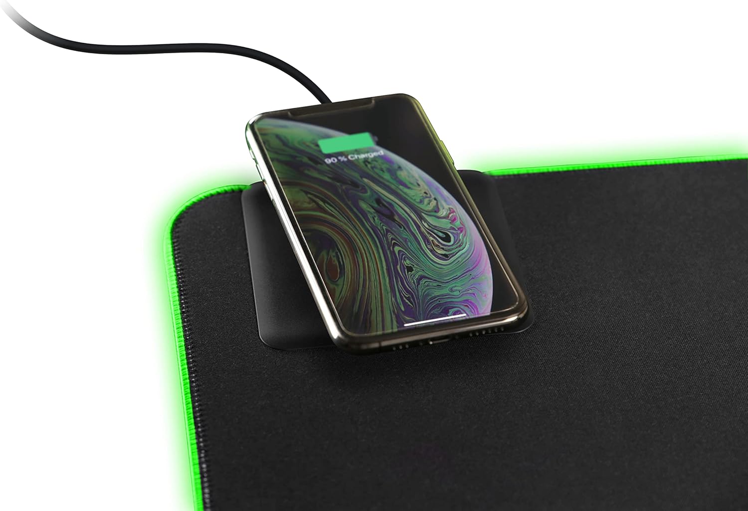 DELTACO Gaming DMP330 RGB Mousepad w Wireless Charging