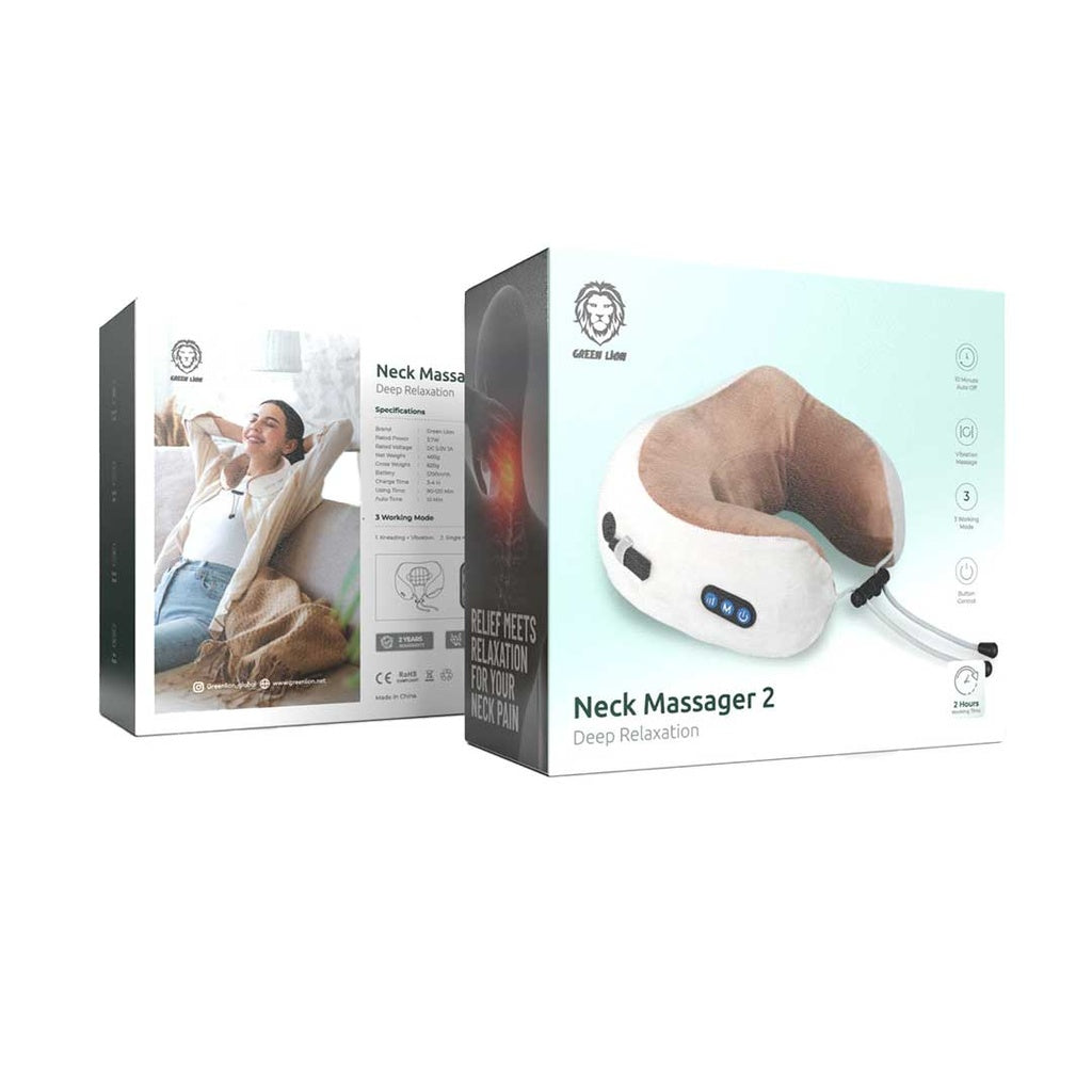 Green Lion Neck Massager 2 Grey