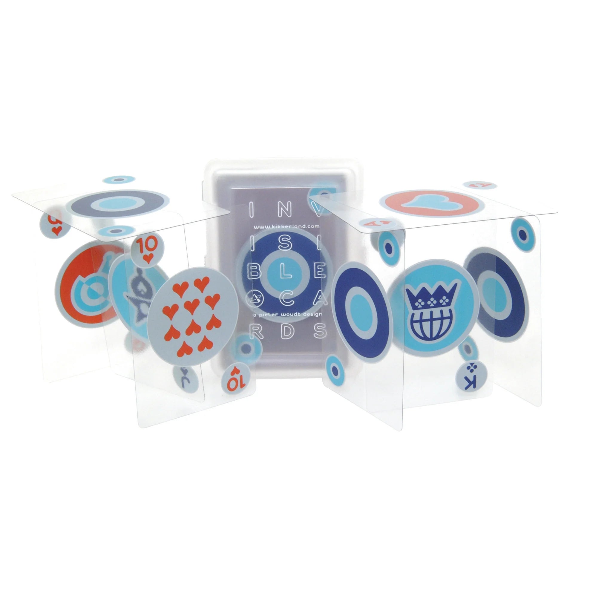 Kikkerland Invisible Playing Cards In 12 Pack