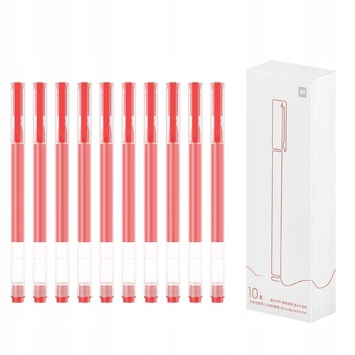 Xiaomi High-capacity Gel Pen (10-Pack) (Red)