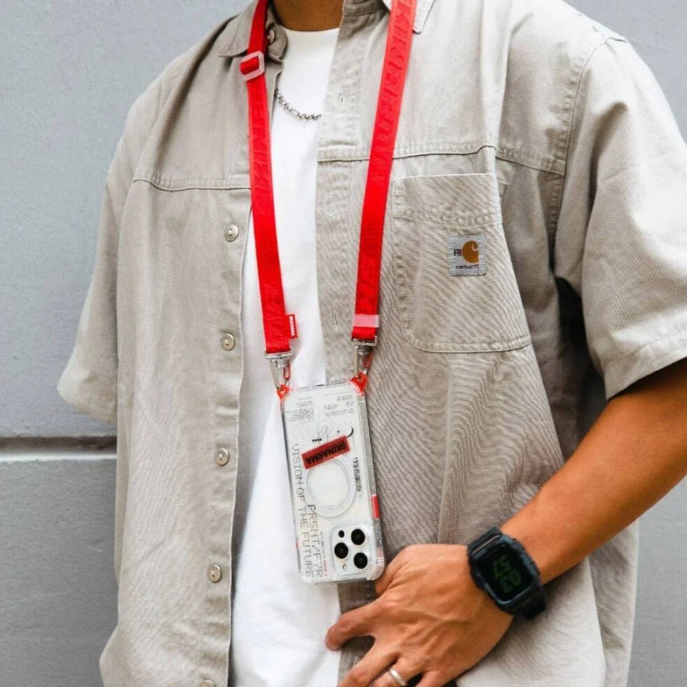 SKINARMA SCOUT LANYARD RED