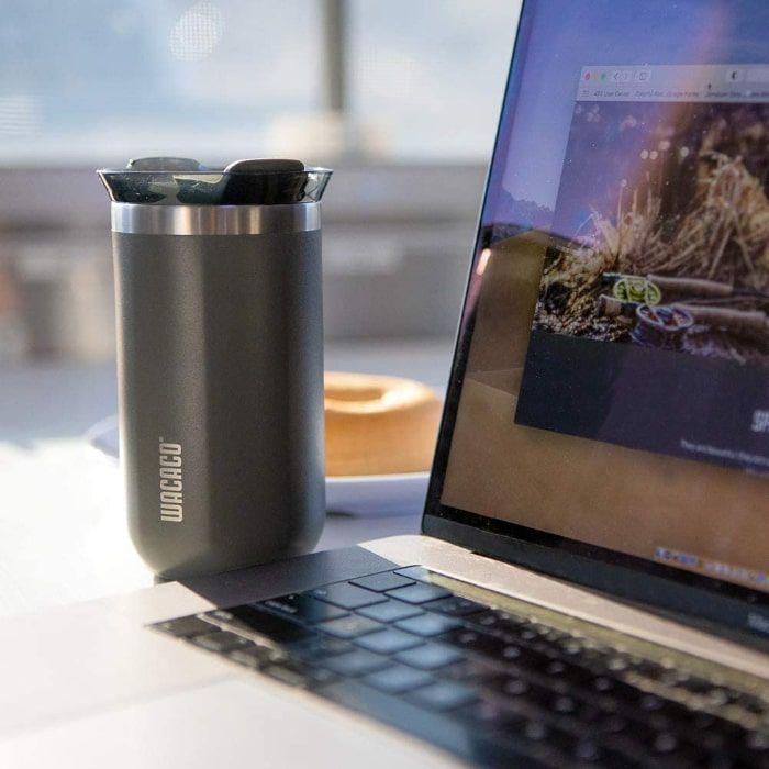 WACACO OCTAROMA VACUUM INSULATED MUG 300ML GREY
