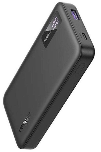 باور بانك UGREEN 10000mAh بشحن سريع ثنائي الاتجاه - أسود