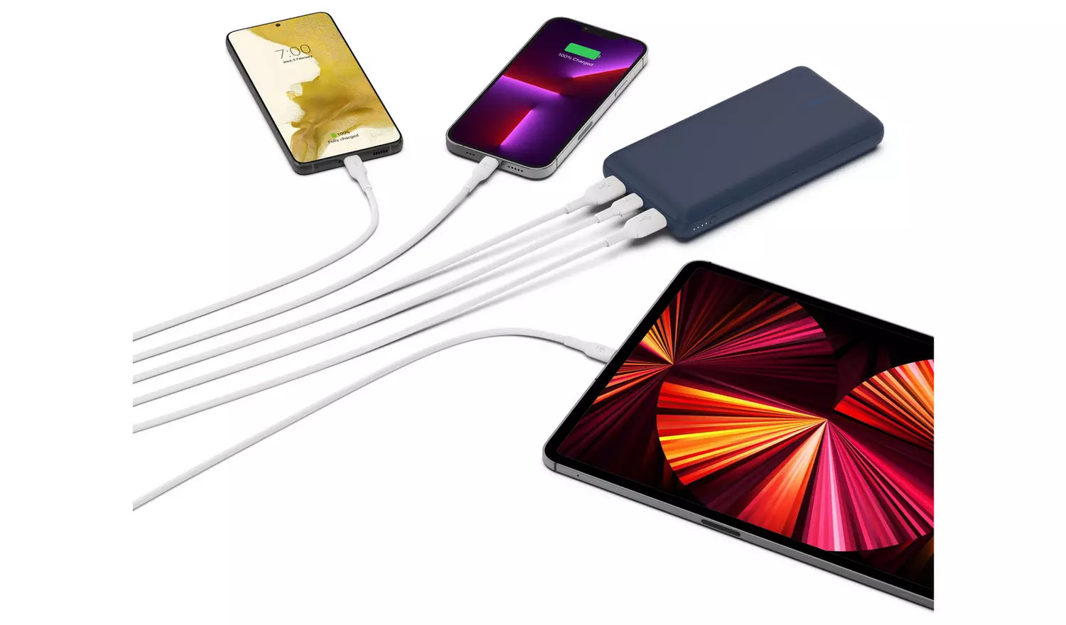 بيلكين - باور بانك - 20K - 15W USB-C مدخل - USB-A مخرج - أزرق