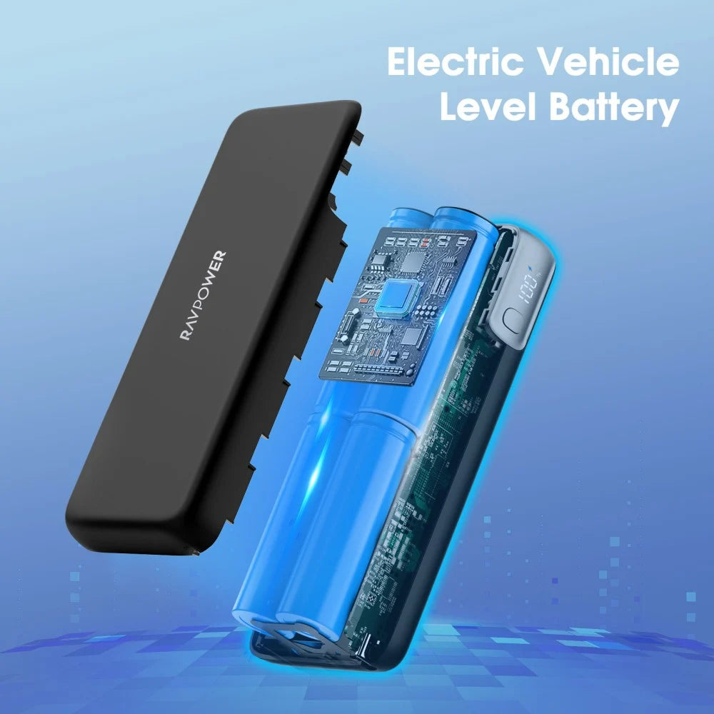 Ravpower RP-PB201Pro 20000mAh PD 70W 3-Port Charger Black