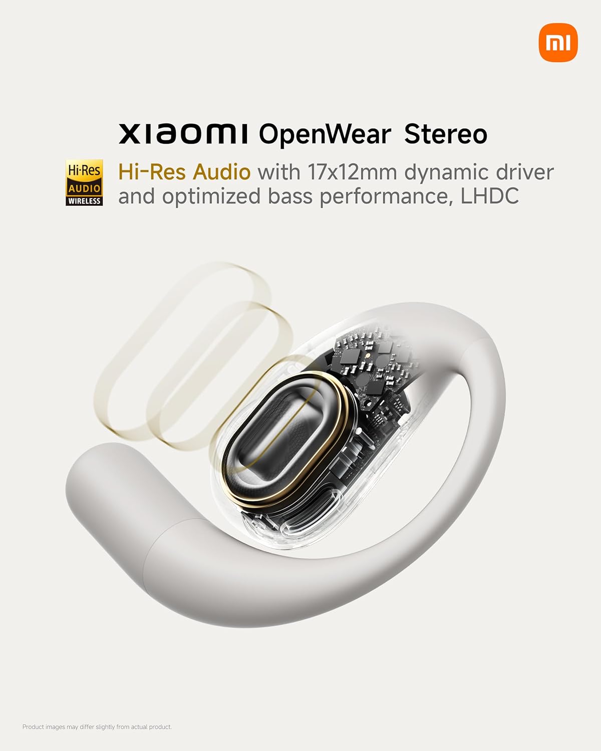 سماعات أذن ستيريو OpenWear من Xiaomi BHR8473GL - باللون البيج الرملي