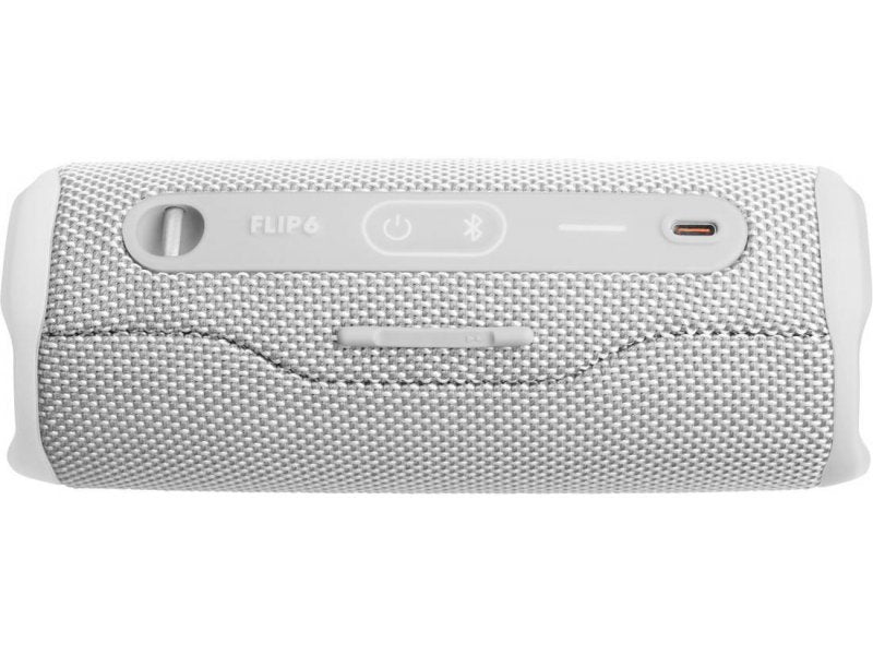 JBL Flip 6 White Portable Bluetooth Speaker Waterproof Wireless