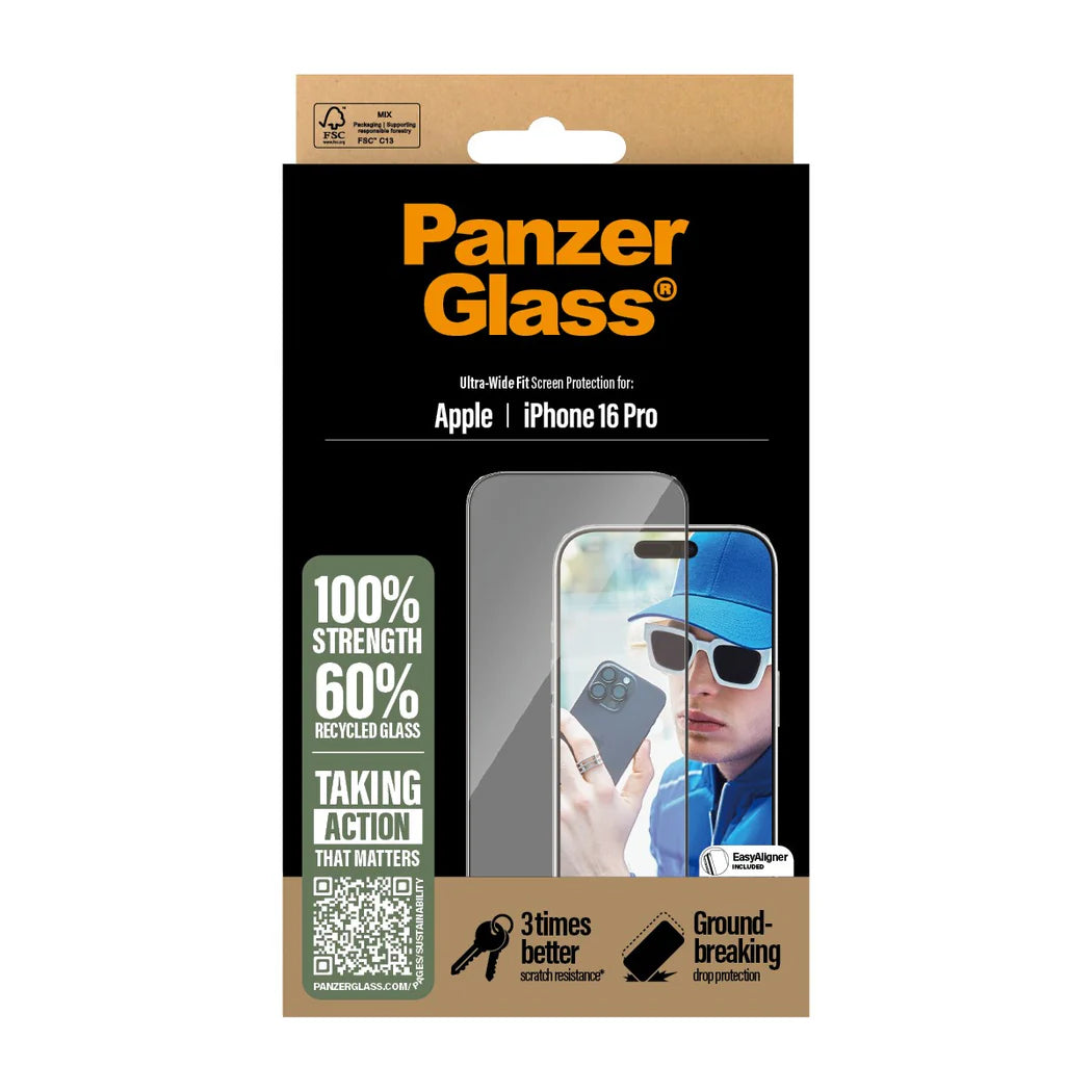 PANZER GLASS IPHONE 16 P SP ULTRA WIDE FIT - CLEAR