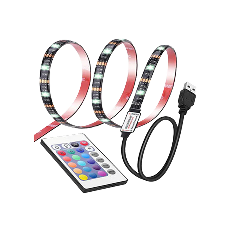 شريط إضاءة LED RGB لشاشات الألعاب والتلفاز 5 متر - WiFi من Twisted Minds