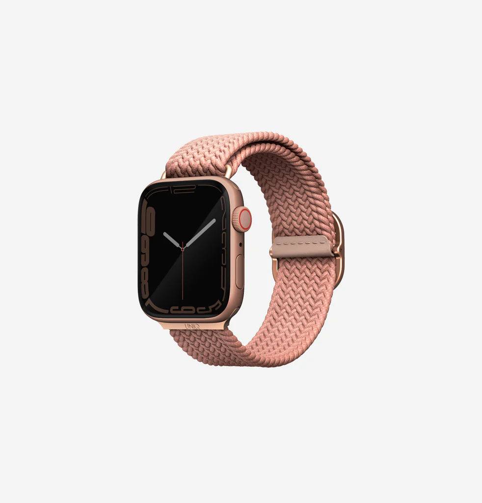 UNIQ ASPEN BRAIDED APPLE WATCH STRAP 41/40/38MM - GRAPEFRUIT PINK PINK