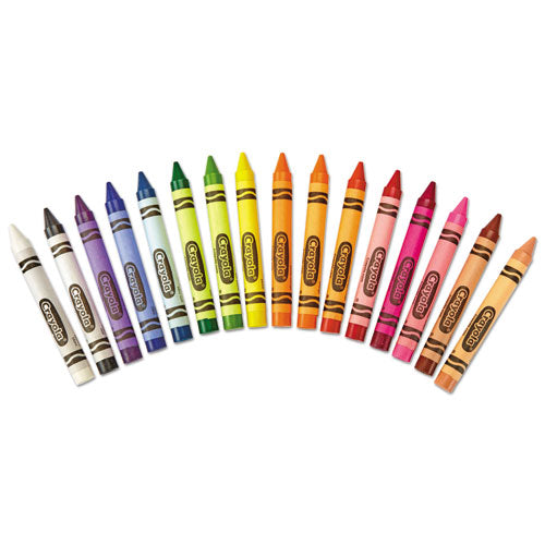 Crayola - Set of 16 Large Crayons - Lift Lid Box