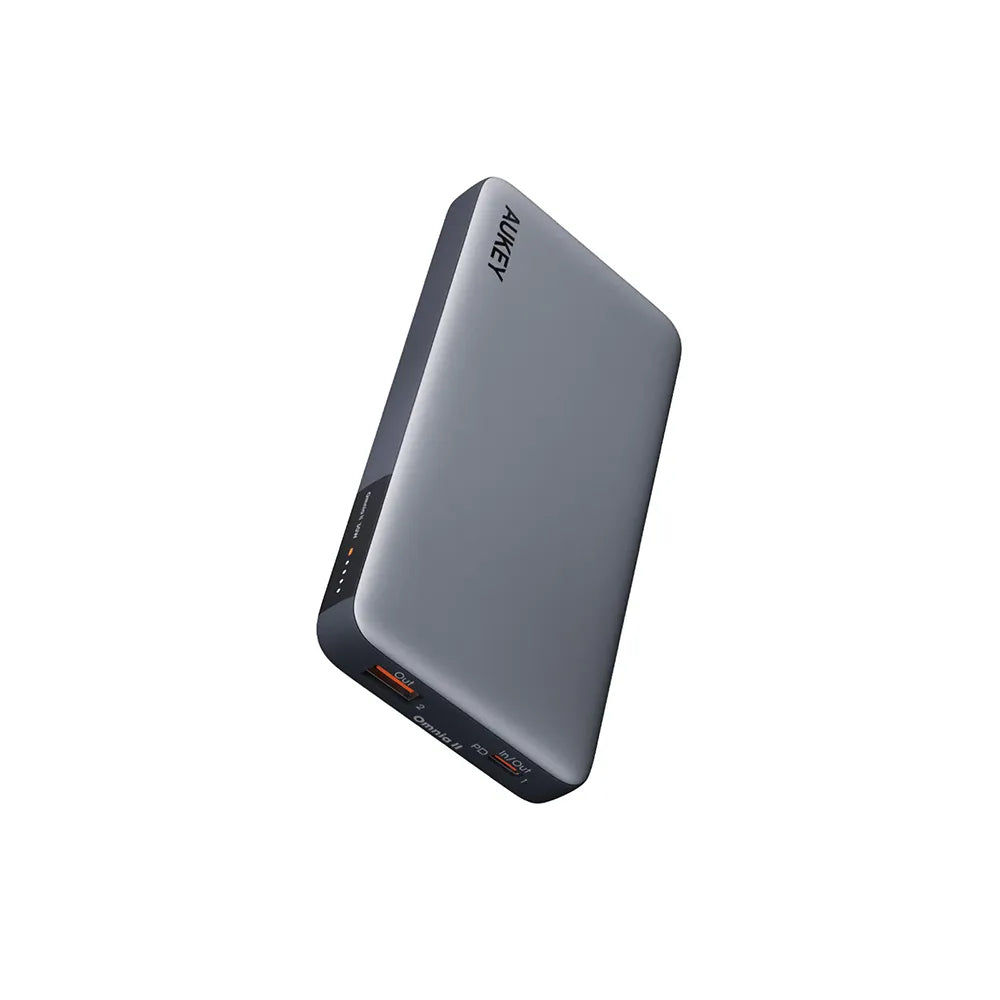 بنك طاقة محمول 10000 مللي أمبير مع شحن سريع 30 وات من أوكي باللون الأسود
