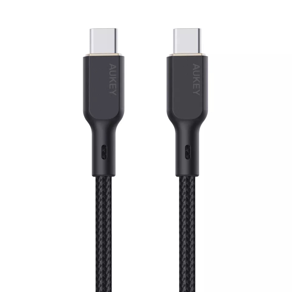 AUKEY 1m 100W Nylon Braided USB-C Cable with Kevlar Core