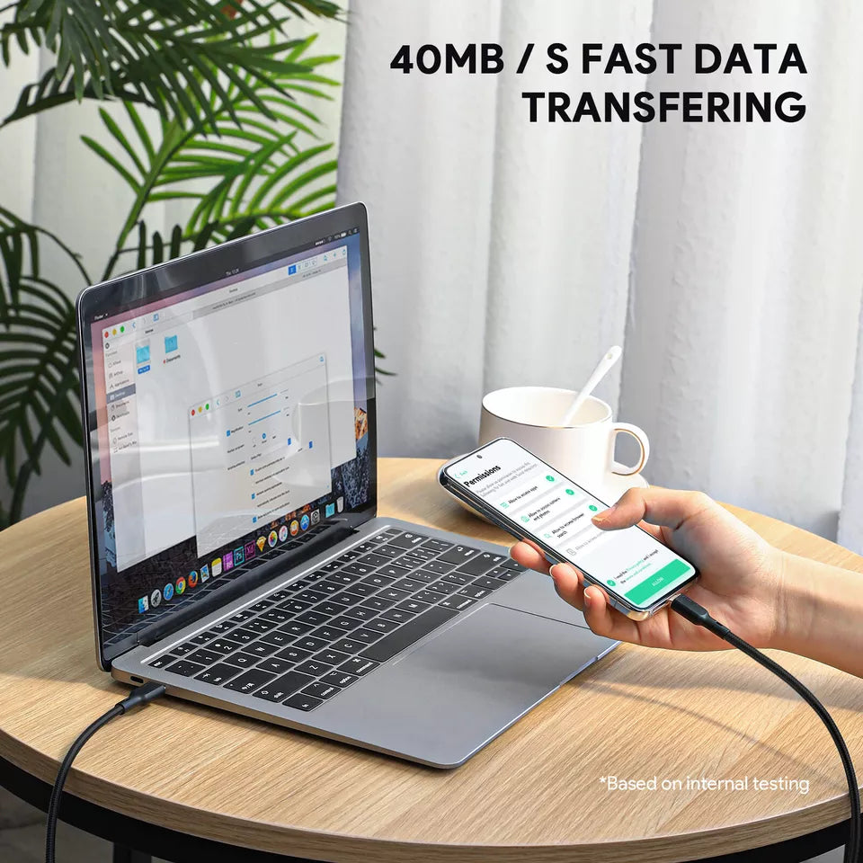 AUKEY 1m 100W Nylon Braided USB-C Cable with Kevlar Core