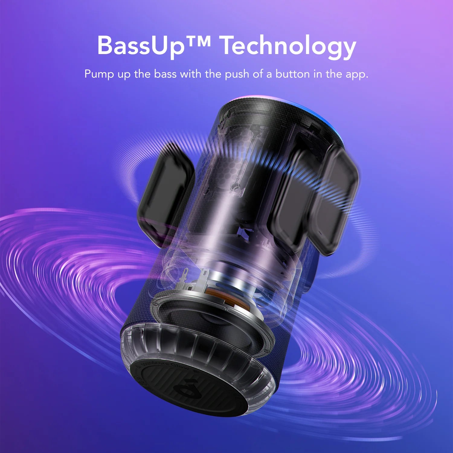 سماعات Soundcore Glow سوداء