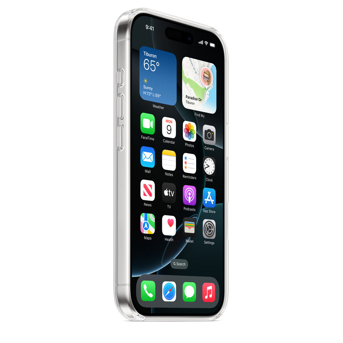 غطاء شفاف مع MagSafe لهاتف iPhone 16 Pro