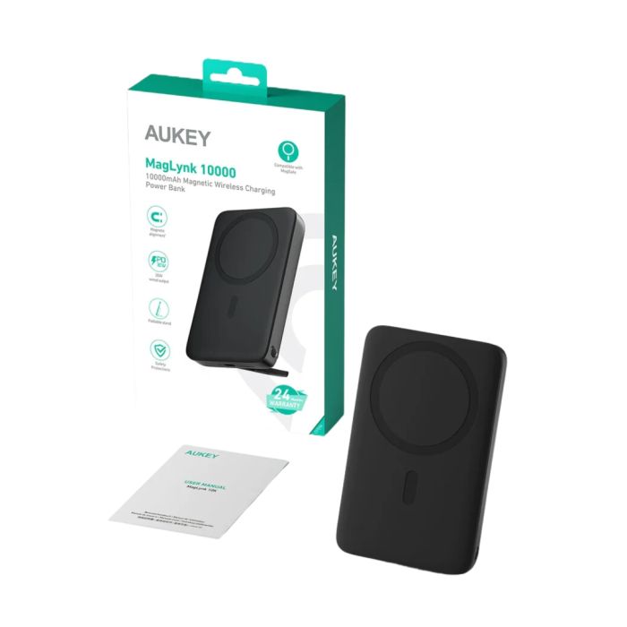 MagLynk 30W 10000mAh Magnetic Wireless Power Bank -BK