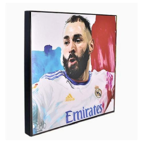 Famous Pop Art Karim Benzema 25X25