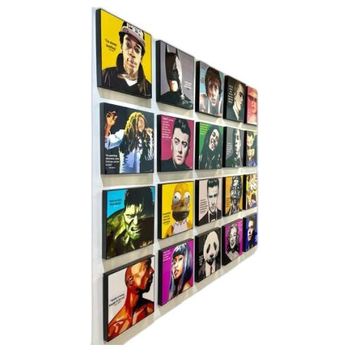 Famous Pop Art Karim Benzema 25X25