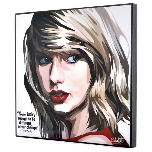 Famous Pop Art Taylor Swift Ver3 25X25