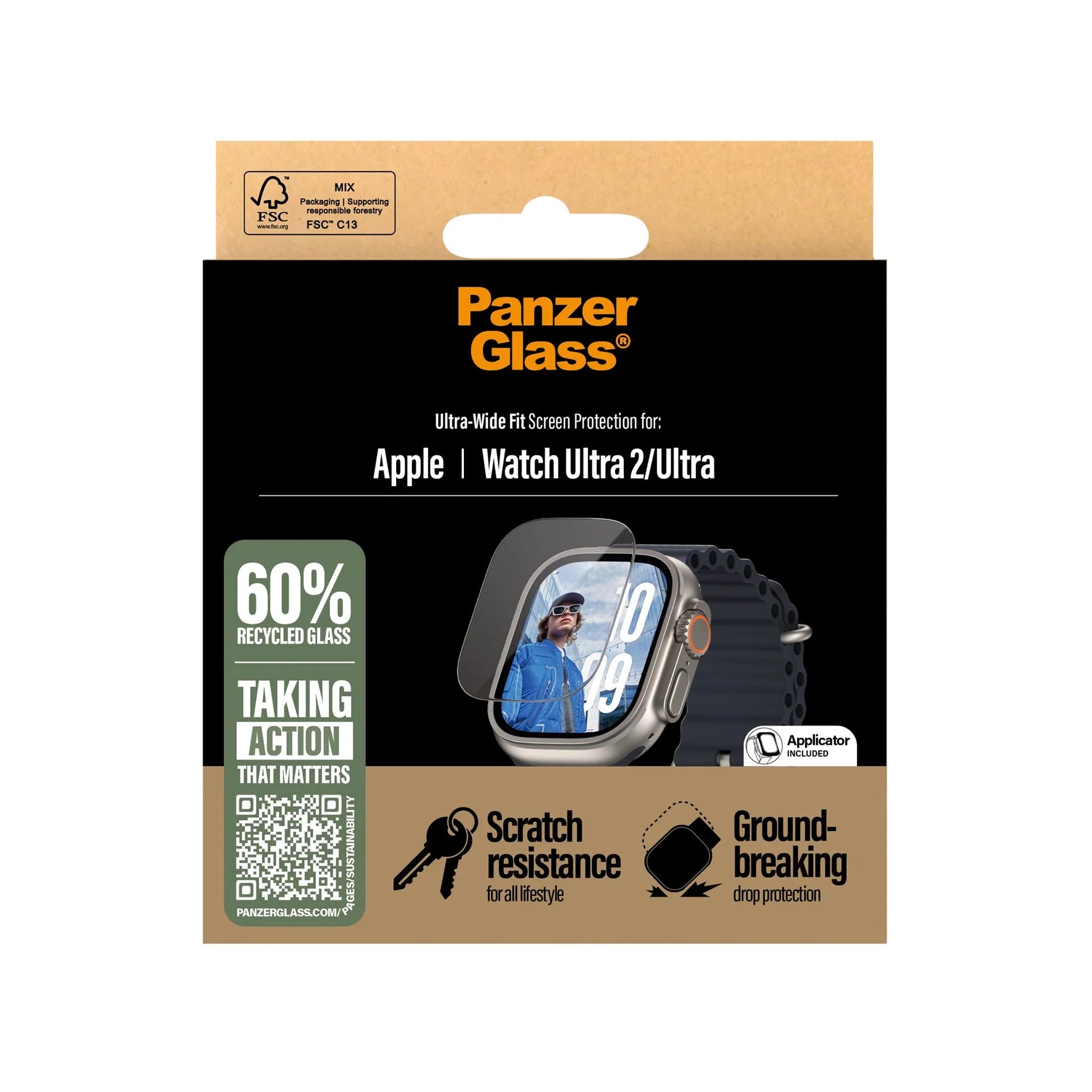 PANZERGLASS - APPLE WATCH ULTRA 24 - SCREEN PROTECTOR - UWF