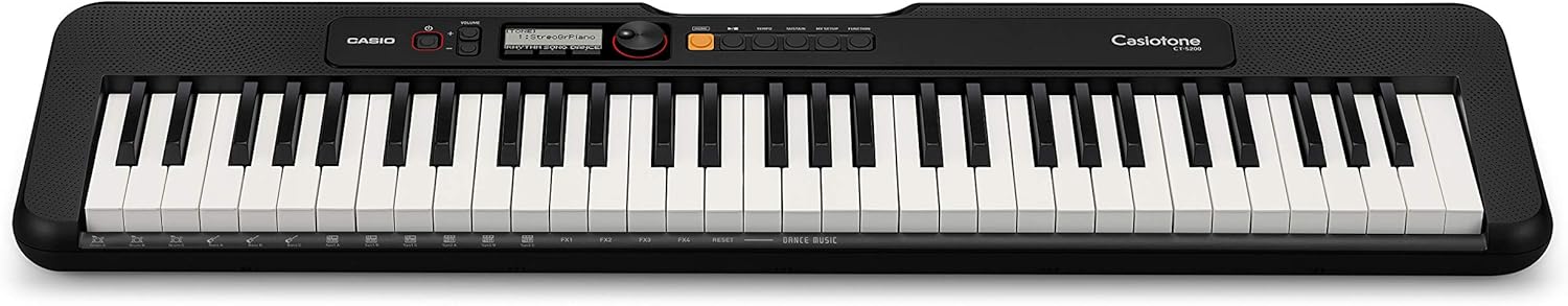 Casiotone CT-S200 Digital Keyboard 61 Keys- Black